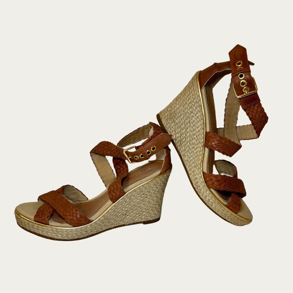 Sperry Brown Wedge‎ Platform Sandals Women’s 8M